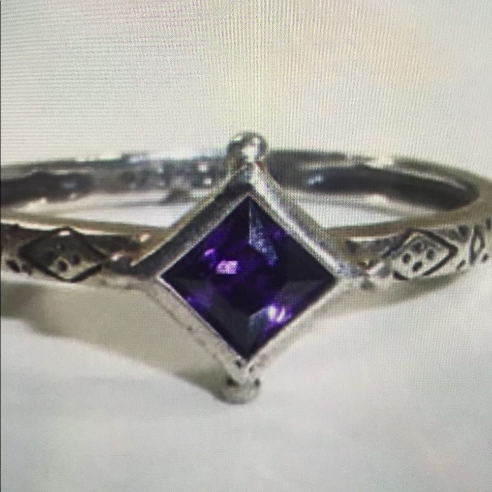 Silpada Retired SS Belle Fleur Stacking Ring R2748